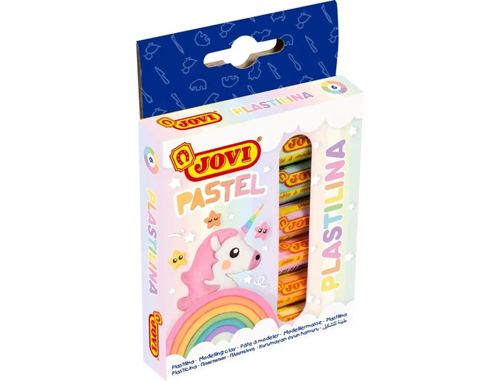 Jovi Plastilina Estuche 6 Barras Colores Pastel Surtidos 15 g