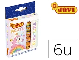 Jovi Plastilina Estuche 6 Barras Colores Pastel Surtidos 15 g
