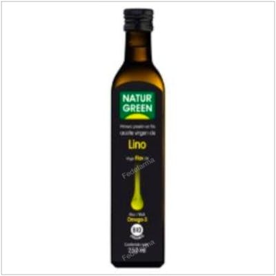 NATURGREEN Aceite de Lino 1ª Presión Frío 250ml Bio Ecológico NATURGREEN Aceite de Lino 1ª Presión Frío 250ml Bio Ecológico