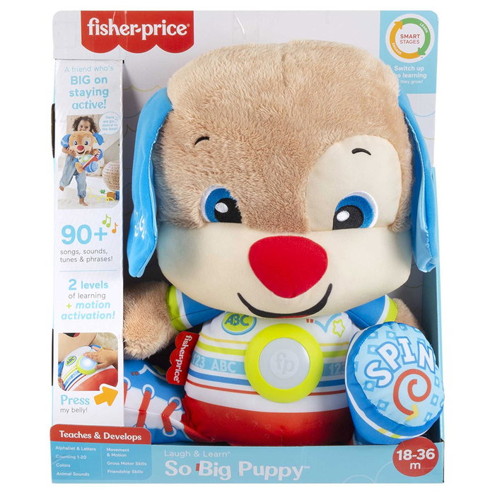 Perrito Grande Ríe Y Aprende Fisher-Price Hdj18 Mattel