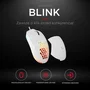 Rampage BLINK Ratón Gaming Conductor USB 12800 DPI RGB Sensor Óptico Blanco