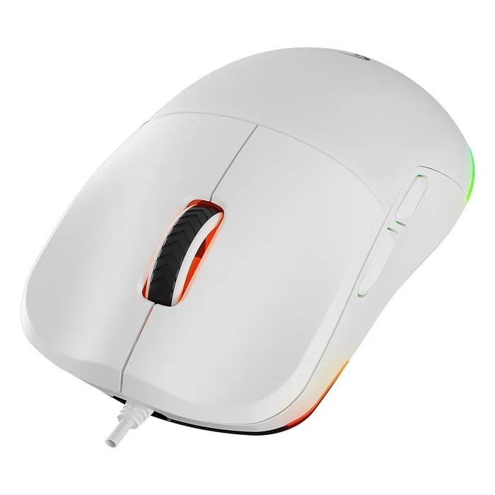 Rampage BLINK Ratón Gaming Conductor USB 12800 DPI RGB Sensor Óptico Blanco