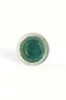 Hermia Juego de Tazas de Té Apilables CTKCAYSTACKABLE20789980012, 12 Piezas, Cerámica, Blanco y Verde, Taza 8cm/184ml, Plato 14cm