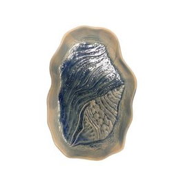 Summa Fuente de Gres Caracola Azul Mar Azul, Vajilla, 29.5x19 cm (Set de 6)