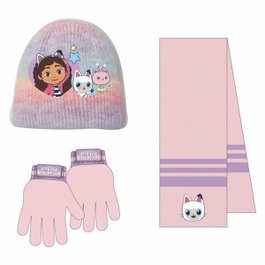 Cerdá Conjunto de Gorro, Guantes y Bufanda La Casa de Muñecas de Gabby