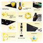 Extralink Home Alfombrilla protectora para inducción transparente 53x61 cm