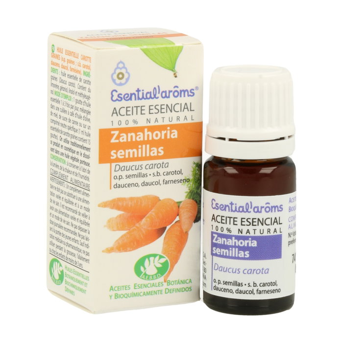 ESENTIAL AROMS Aceite esencial de semillas de zanahoria 5 ml ESENTIAL AROMS Aceite esencial de semillas de zanahoria 5 ml