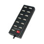 LogiLink USB-HUB 13-Port m. Netzteil negro