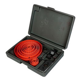 Workpro Juego de Sierras de Corona 12 Piezas Medidas 19-127 mm con Accesorios