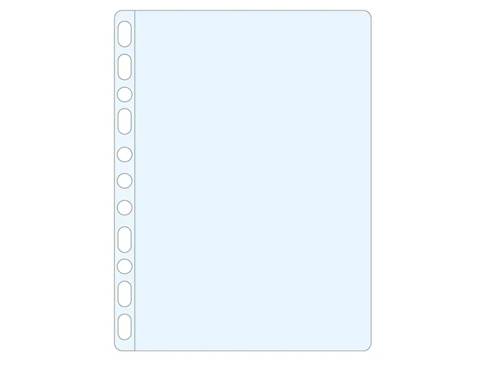 Esselte Funda Multitaladro Din A4 Polipropileno 60 mc Piel de Naranja Caja de 100 Unidades