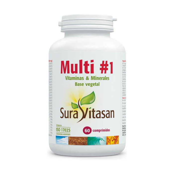 Sura Vitasan Multi 1 Vitaminas y Minerales 60 comprimidos Sura Vitasan Multi 1 Vitaminas y Minerales 60 comprimidos