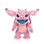 Famosa Re002000 Peluche Angel FX de Lilo & Stitch, Amiga de Stitch con Sonidos y Reacciones, Rosa Aterciopelado, Licencia Disney