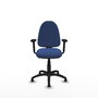 PIQUERAS Y CRESPO Silla de oficina Aýna Azul marino con mecanismo Asincro