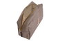 DKD Home Decor Neceser Moderno Burdeos Verde Lienzo Algodon 8 x 14 x 20 cm (3 Unidades)