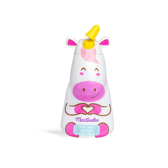 Martinelia Champú y Gel de Ducha Infantil con Envase Unicornio 414 ml - Fragancia Irresistible para Niños y Bebés Martinelia Champú y Gel de Ducha Infantil con Envase Unicornio 414 ml - Fragancia Irresistible para Niños y Bebés