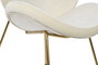 DKD Home Decor Silla Jiete Polyester Terciopelo Beige y Dorado