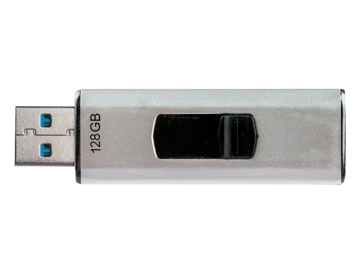 Q-connect Memoria USB Flash 128 GB 3.0 Plateada Q-connect Memoria USB Flash 128 GB 3.0 Plateada