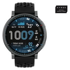 Amazfit Active Max Smartwatch con Pantalla AMOLED 1.5", Modo HYROX, Monitor Cardíaco, 5 ATM, Negro
