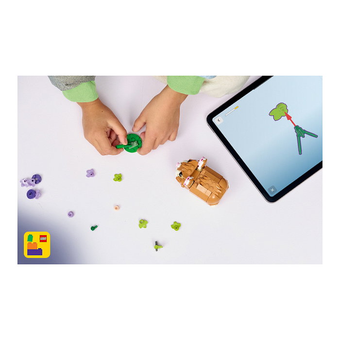 LEGO Creator 3 en 1 Lindo Hámster con Flor 31376