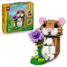 LEGO Creator 3 en 1 Lindo Hámster con Flor 31376