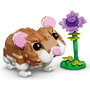 Lego Creator Lindo Hámster con Flor 31376 - Set 3 en 1 con 166 Piezas para Construir Animales