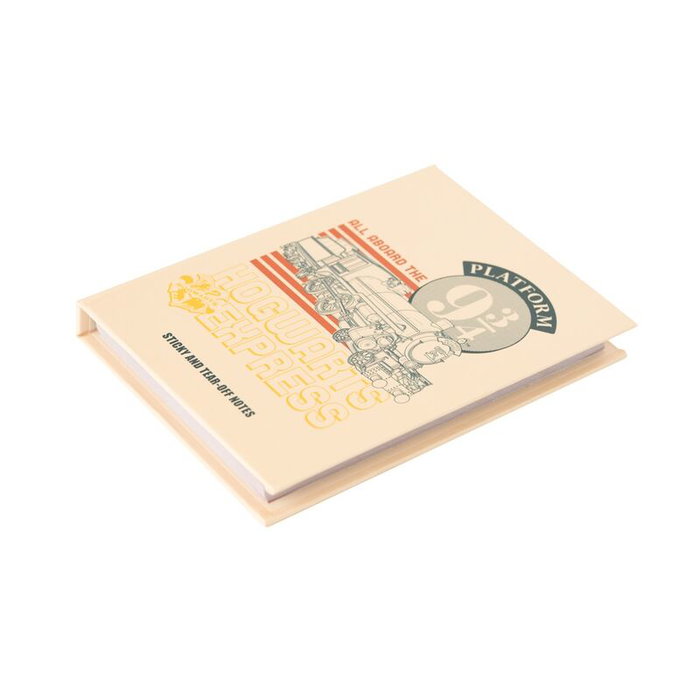 Erik Cuaderno Notas Adhesivas Plataforma 9 3/4 Harry Potter A6 11x15,5cm con 5 tipos de etiquetas adhesivas