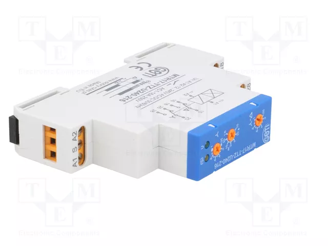 DOBRY CZAS MTR17-TTZ-U240-216 Relé de tiempo 10s÷1h 12÷240VAC DOBRY CZAS MTR17-TTZ-U240-216 Relé de tiempo 10s÷1h 12÷240VAC
