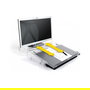 BakkerElkhuizen FlexDesk 640 Soporte para Documentos Ajustable, Altura 110-180 mm, 3 Ángulos, Material Reciclado, Gris/Transparente