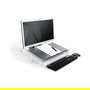 BakkerElkhuizen FlexDesk 640 Soporte para Documentos Ajustable, Altura 110-180 mm, 3 Ángulos, Material Reciclado, Gris/Transparente