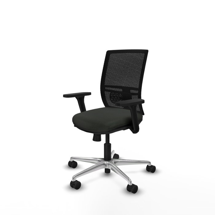 PIQUERAS Y CRESPO Silla de oficina Yunquera con mecanismo Sincro/Traslack Negra PIQUERAS Y CRESPO Silla de oficina Yunquera con mecanismo Sincro/Traslack Negra