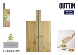 Quttin Tabla Cortar Plegable Bambú 38 x 21.5 cm (12 Unidades)