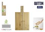 Quttin Tabla Cortar Plegable Bambú 38 x 21.5 cm (12 Unidades)
