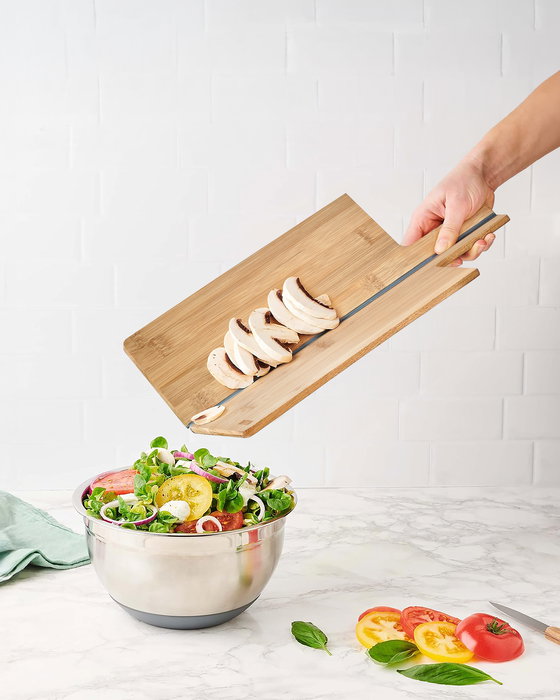 Quttin Tabla Cortar Plegable Bambú 38 x 21.5 cm (12 Unidades)