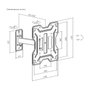 Aisens Soporte de Pared Giratorio e Inclinable WT43TSE-411 para TV/Monitor 23-43 pulg.