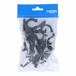 Edm Abrazadera nylon negra para Ferroplast m-25 (bolsa 10 unid)
