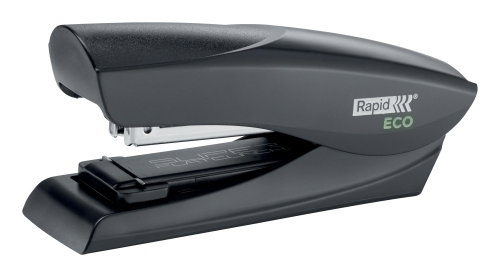 Rapid Grapadora Fashion Eco 25 Hojas Plástico Reciclado 74% Negro