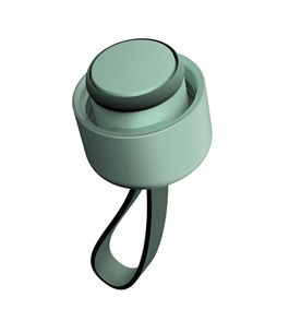 Berghoff 3950224 Termo con Dos Tapones, Verde, 0,55L, Doble Pared Aislado al Vacío