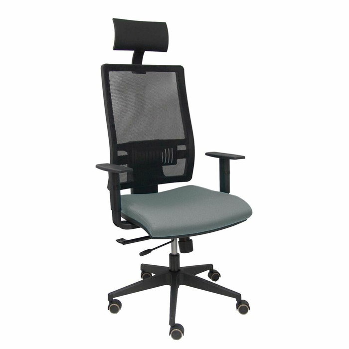 PIQUERAS Y CRESPO Silla Horna Sincro/Traslack con Cabecero y Asiento Gris