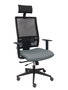 PIQUERAS Y CRESPO Silla Horna Sincro/Traslack con Cabecero y Asiento Gris