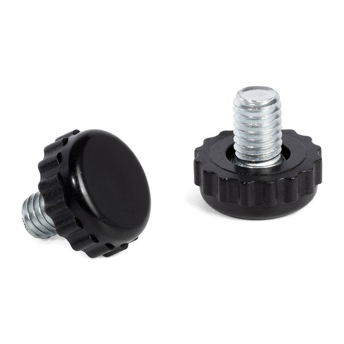 HERRAJES ALK Pie Nivelador TICO d16 M6X8 Negro HERRAJES ALK Pie Nivelador TICO d16 M6X8 Negro
