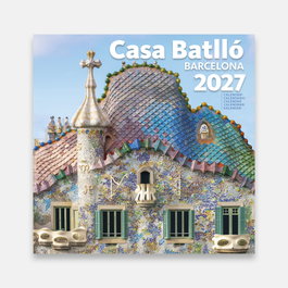 TRIANGLE POSTALS Calendario de Pared 2027 Casa Batlló 16x16 cm