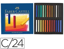 Faber castell Tiza Pastel Estuche Cartón 24 Unidades Colores Surtidos