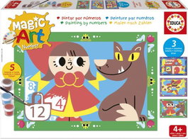 EDUCA BORRAS Magic Art Number Art +4 Cuentos Clásicos