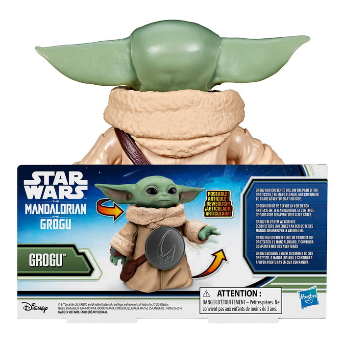 Hasbro Star Wars Figura De Grogu G2529 16.5 cm con Múltiples Puntos de Articulación, Edad +4 Años