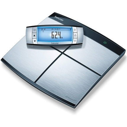 Beurer Báscula Diagnóstica Bluetooth BF 105 Body Complete (Acero inoxidable/Negro)