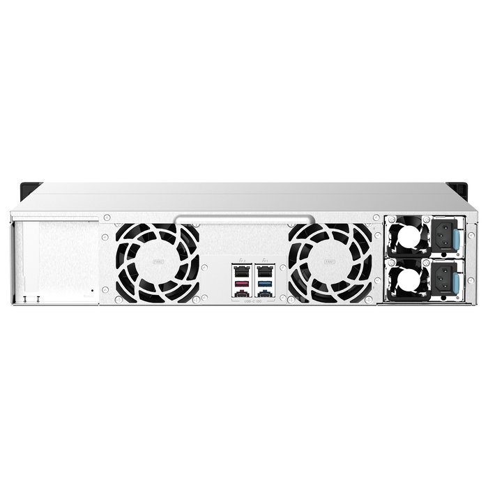 QNAP TS-1273AU-RP-8G NAS 12-Bay Rackmount AMD Ryzen V1500B 4C/8T 2.2GHz 8GB DDR4 2x2.5GbE