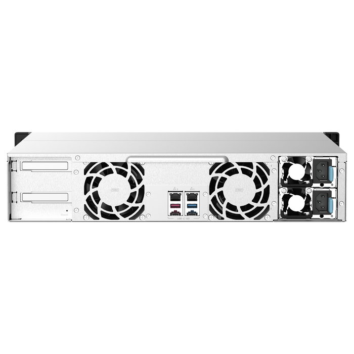 QNAP TS-1273AU-RP-8G NAS 12-Bay Rackmount AMD Ryzen V1500B 4C/8T 2.2GHz 8GB DDR4 2x2.5GbE
