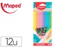 Maped Color'Peps Lápices de Colores Pastel Surtidos de 12 Unidades