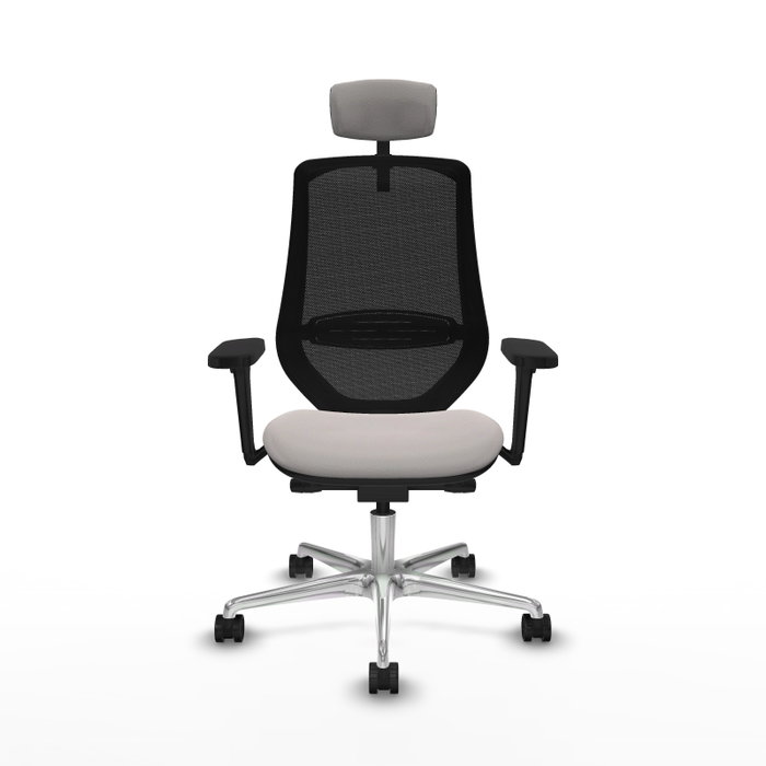PIQUERAS Y CRESPO Silla de oficina Mardos con mecanismo Sincro/Traslack, Blanco/Negro PIQUERAS Y CRESPO Silla de oficina Mardos con mecanismo Sincro/Traslack, Blanco/Negro