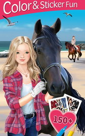 BOOK'N'APP Caballos (3D Lenticular) ('Color & Sticker Fun')